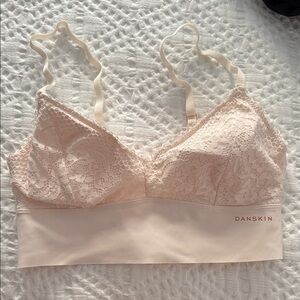 Danskin Lace Bralette - Light Pink